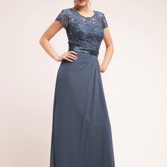 Scoop Neck Sheath Evening Dress CD1922